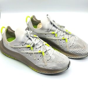 Adidas Originals 4D Fusio Shoes Running Sneaker Grey Solar/Yellow Mens 11.5 EUC